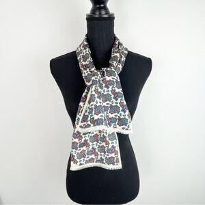 Vintage Paisley Scarf Boho Chic Wrap Lightweight Retro Festival Style Accessory